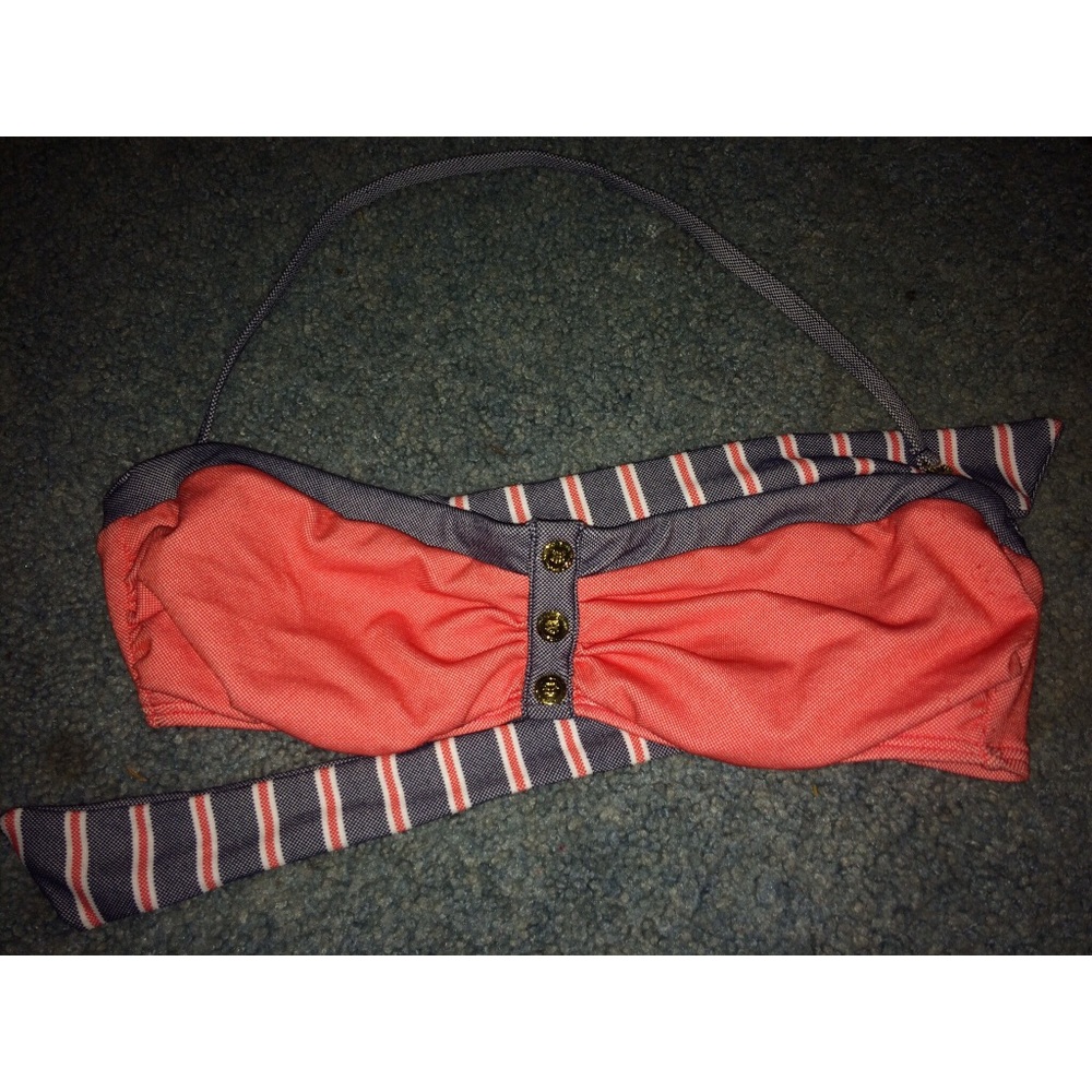 NWOT Tommy Hilfiger bikini top bandeau swim suit